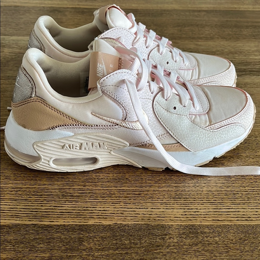 Nike Women's Air Max Sneakers - Pink and Cream